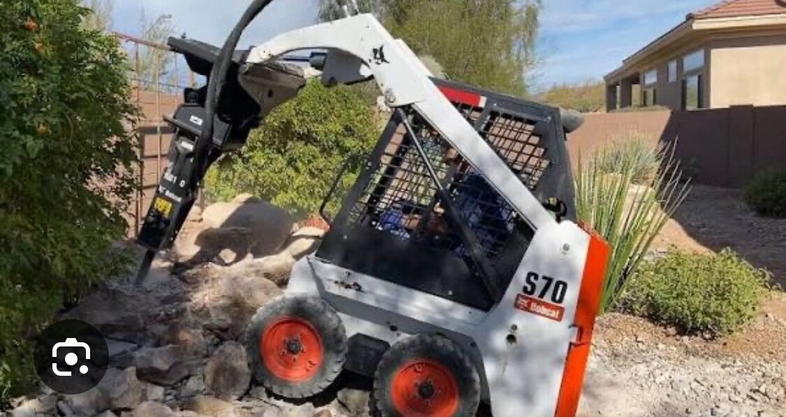 Concrete Breaker Rental (Bobcat S70)